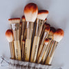 Gelina Cosmetics Professional 18 Piece Bamboo Make Up Brush Set